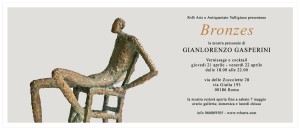 Invito RvB Arts_BRONZES_Gianlorenzo Gasperini_21:22 aprile